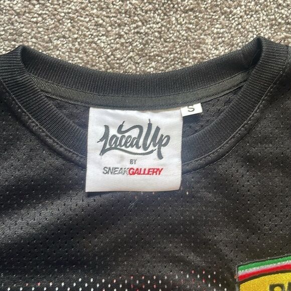 Vtg 90s Chicago Bulls Faded Spellout Basketball Sweatpants & 23 Jersey size S - Picture 11 of 14